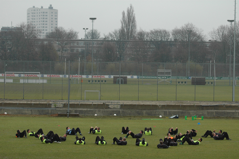 Training foto's ADO Zuiderpark 30-11-2007